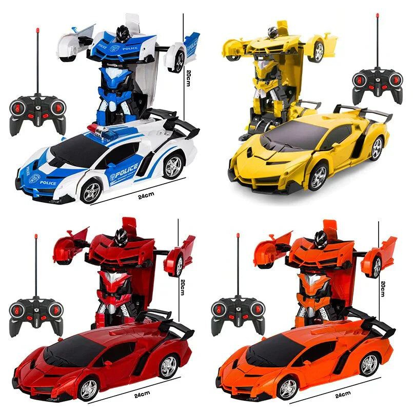 RC Transformer Auto – 2-in-1 Robot & Sportwagen met Afstandsbediening voor Kinderen 6