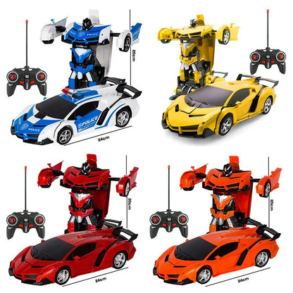 RC Transformer Auto – 2-in-1 Robot & Sportwagen met Afstandsbediening voor Kinderen 6