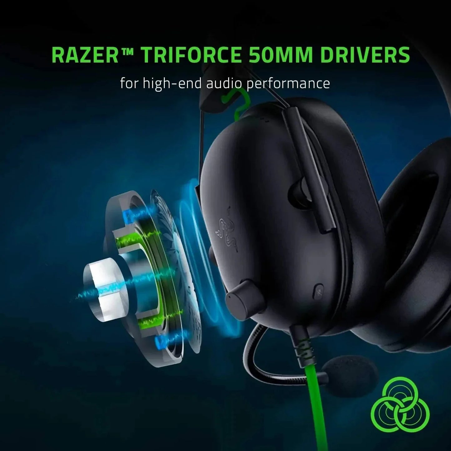 Gaming Headset Razer BlackShark V2 X 7.1 Surround Geluid