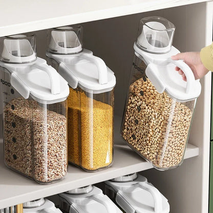 Graanopslag Dispenser Voedselveilig Transparant
