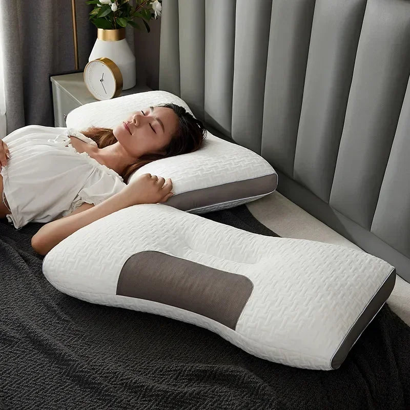 RelaxPlus™ Orthopedisch Hoofdkussen – Ondersteuning & Massage voor Ultiem Comfort