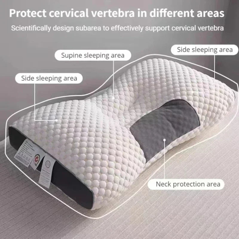 RelaxPlus™ Orthopedisch Hoofdkussen – Ondersteuning & Massage voor Ultiem Comfort