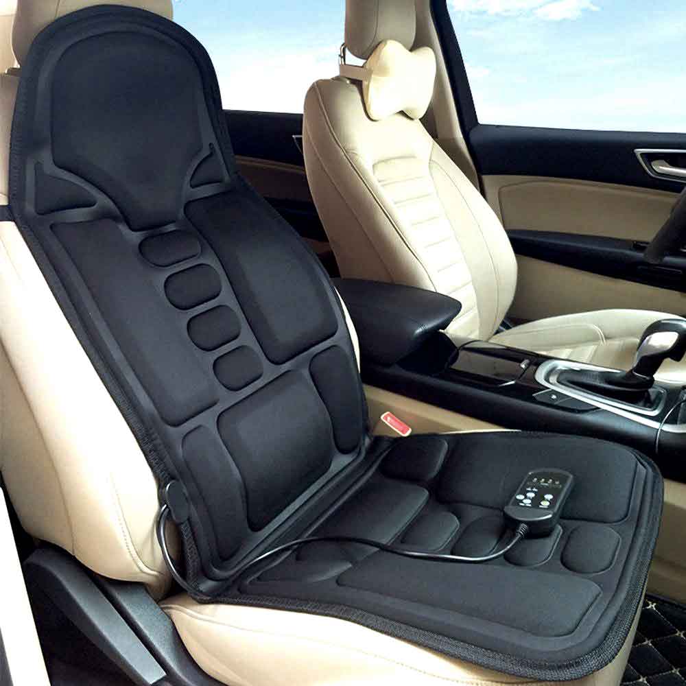 RelaxPro™ – Massageoverlay met Verwarmd Nekkussen voor Thuis & Auto 0