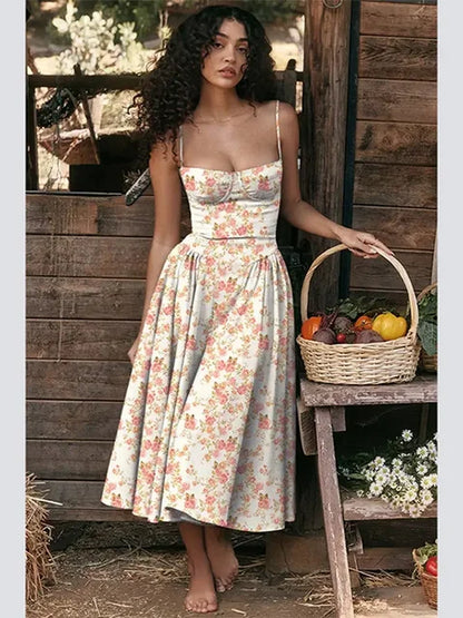 Variant image for Alora™ – Dames Maxi Jurk met Off-Shoulder Ontwerp voor Zomerse Elegantie-37