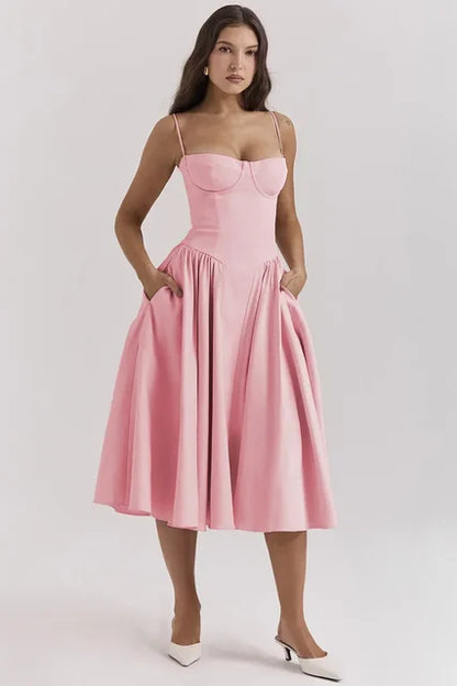 Variant image for Alora™ – Dames Maxi Jurk met Off-Shoulder Ontwerp voor Zomerse Elegantie-16