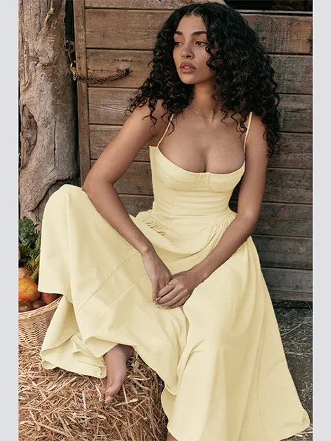 Variant image for Alora™ – Dames Maxi Jurk met Off-Shoulder Ontwerp voor Zomerse Elegantie-33