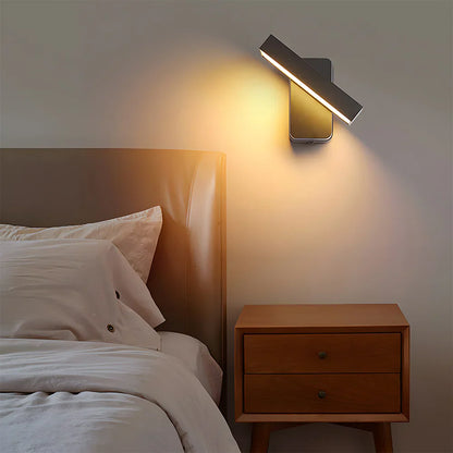 Zwarte LED Buitenwandlamp Verstelbaar Waterdicht IP65