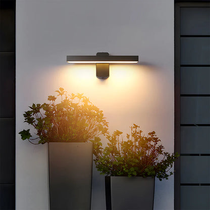 Zwarte LED Buitenwandlamp Verstelbaar Waterdicht IP65
