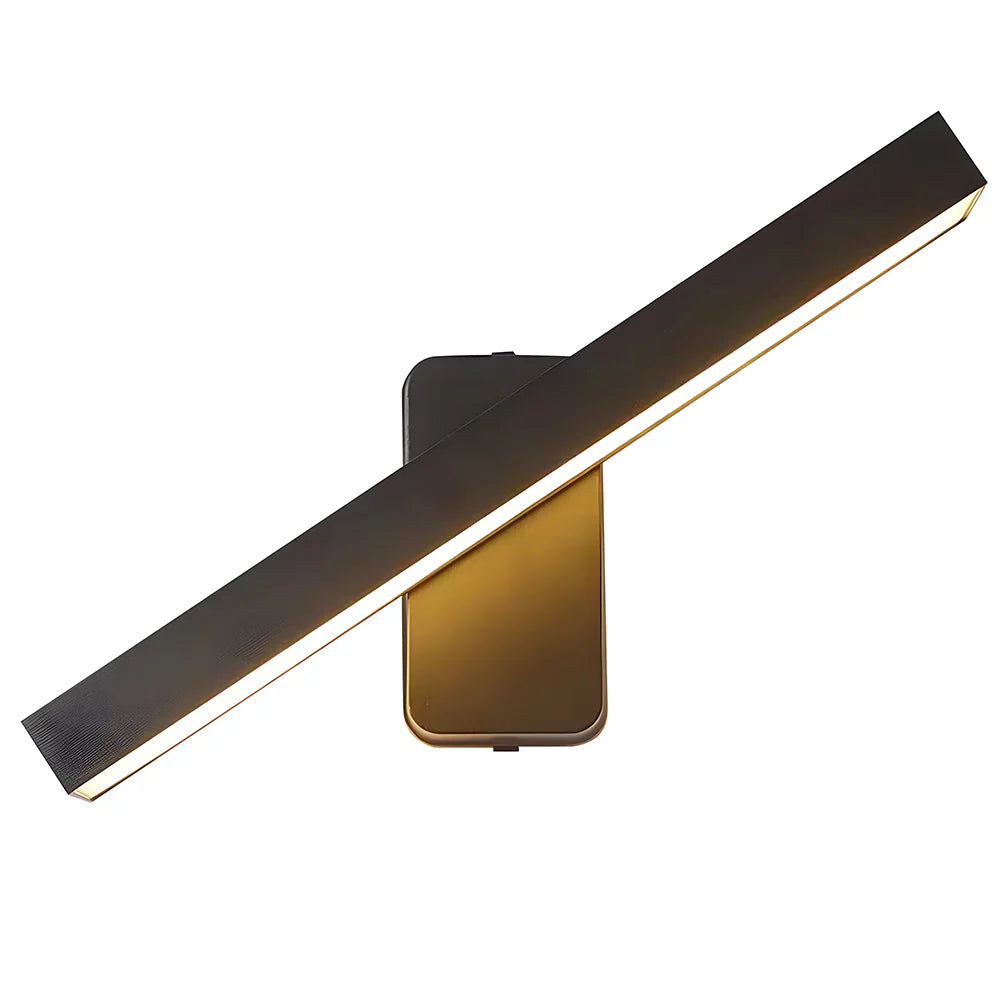 Zwarte LED Buitenwandlamp Verstelbaar Waterdicht IP65