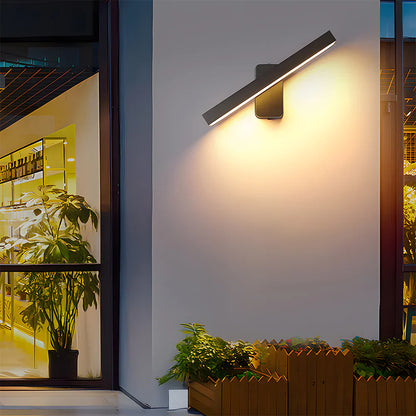 Zwarte LED Buitenwandlamp Verstelbaar Waterdicht IP65