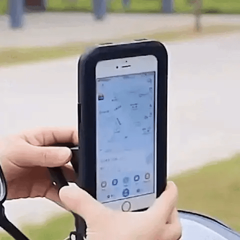 Waterdichte Smartphonehouder voor Fiets met 360° Draai en Regenbescherming