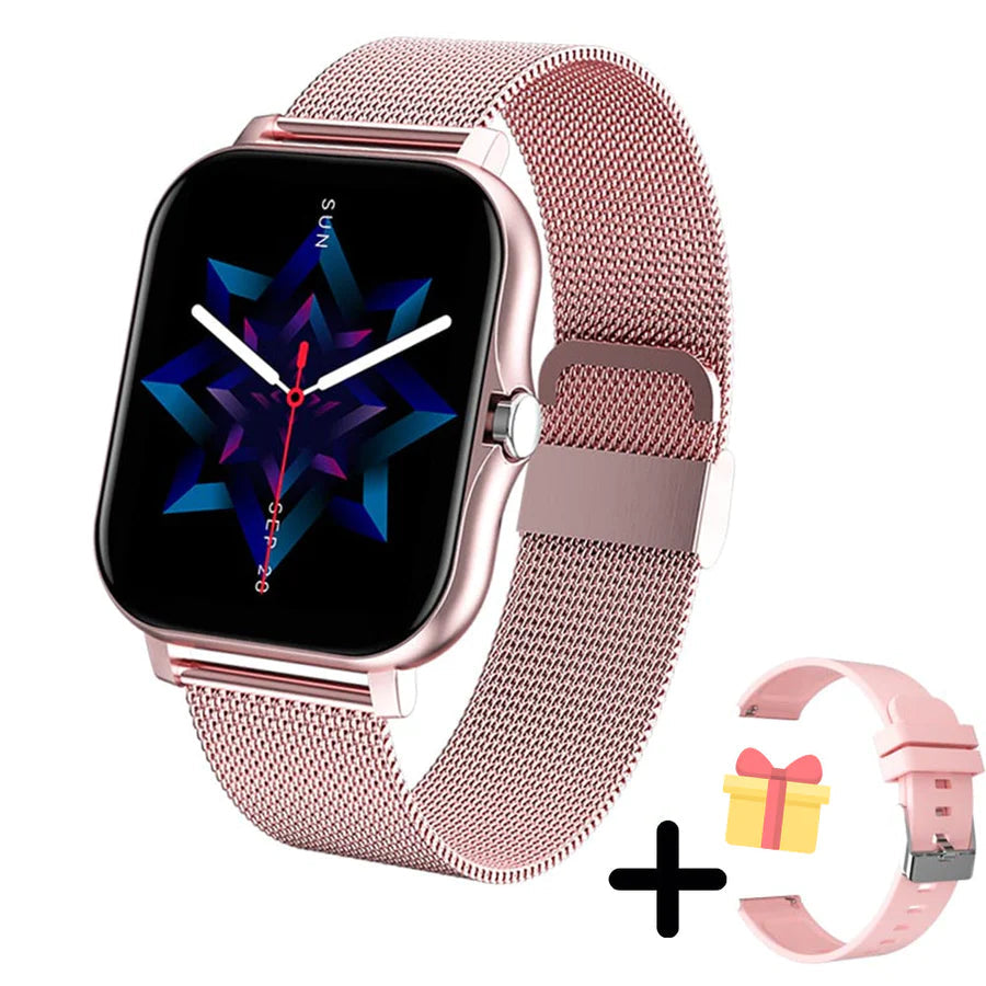 Digitale Smartwatch Man Met Hartslagmeter en GPS