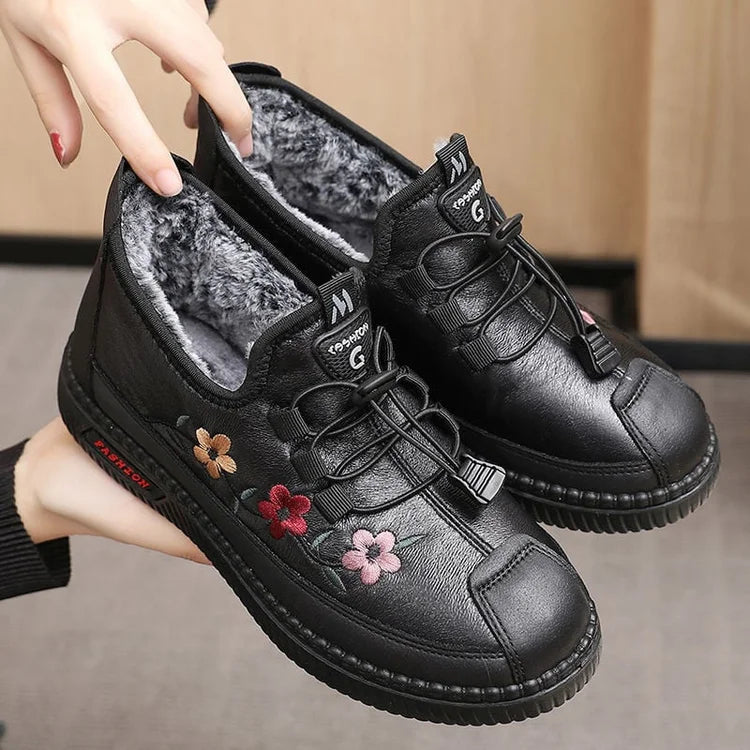 Rosalee™ – Warme Winter Schoenen van Veganistisch Leer