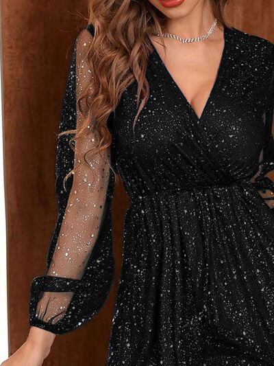 Rozanna™ – Dames Cocktailjurk met Glitterdetails voor Bruiloften & Feesten