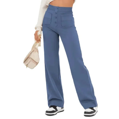 Hoge Taille Casual Broek Elastisch Comfortabele Losse Broek