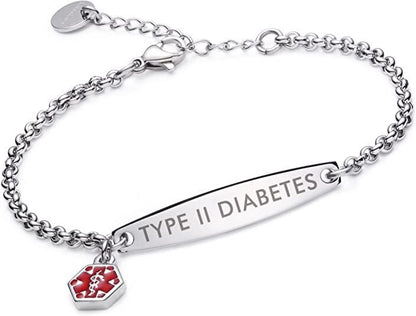 Diabetes Armband met Stemfunctie voor Noodgevallen