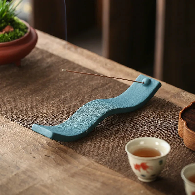 Keramische Wierookhouder Zen Design voor Wierookstokjes