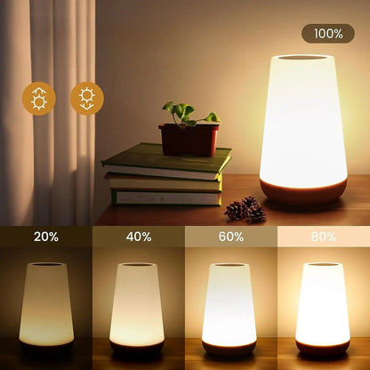 RGB Nachtlamp Dimbaar met Touch en Afstandsbediening