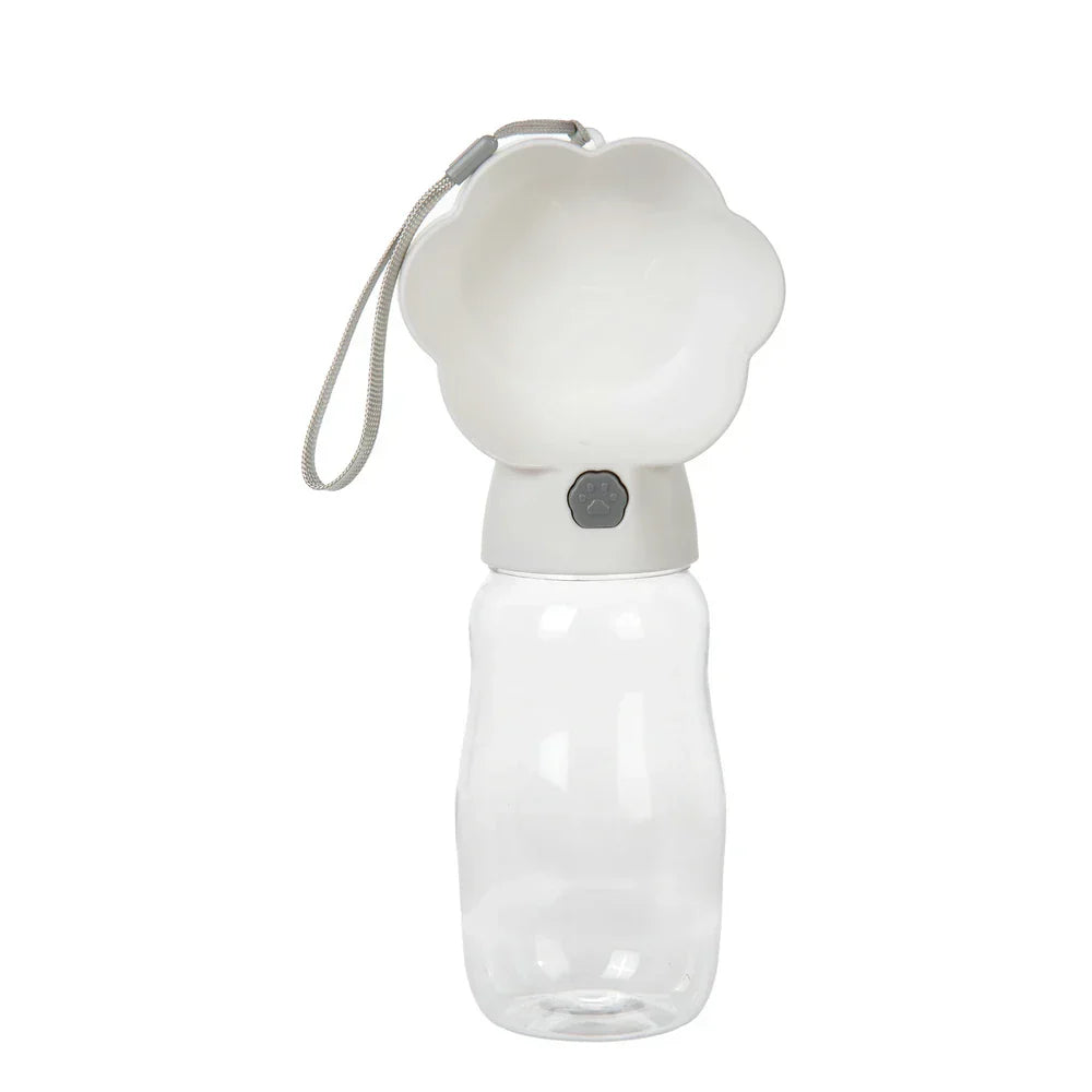 Draagbare Drinkfles voor Honden en Katten, 2-in-1 Water en Voer Dispenser