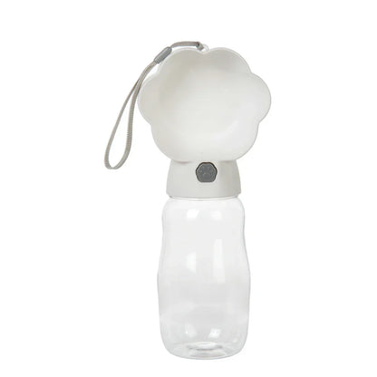 Draagbare Drinkfles voor Honden en Katten, 2-in-1 Water en Voer Dispenser