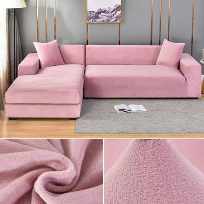 Bankhoes Fluwelen Stretch Antislip voor Thuis