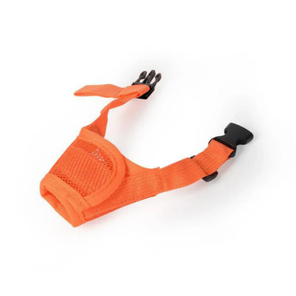 Hondenmondmasker Ademend Nylon Verstelbaar Anti-Blaf Bescherming