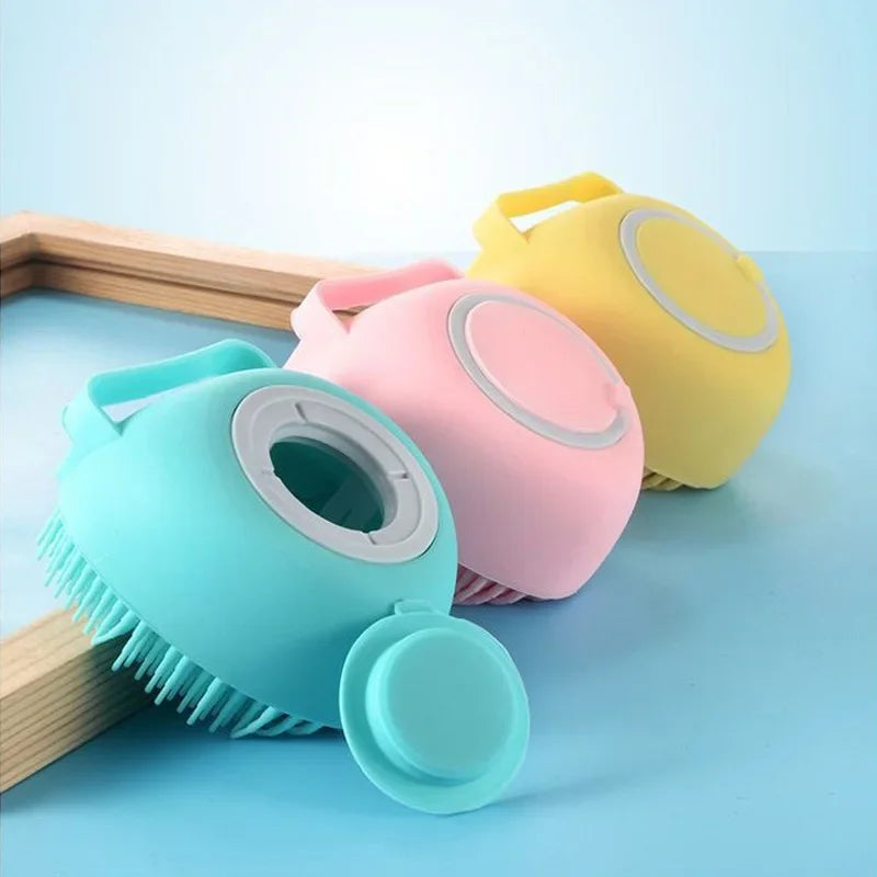 Baby Badborstel Zacht Siliconen Massageborstel voor Kinderen