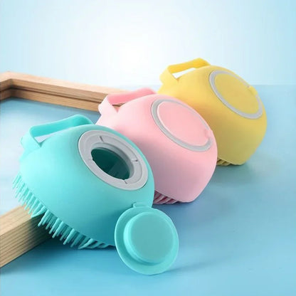 Baby Badborstel Zacht Siliconen Massageborstel voor Kinderen