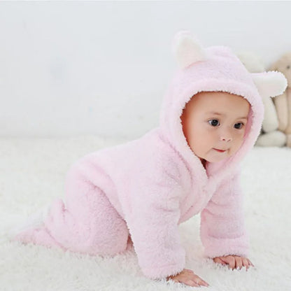 Baby Rompertjes Fleece Warm voor Pasgeborenen