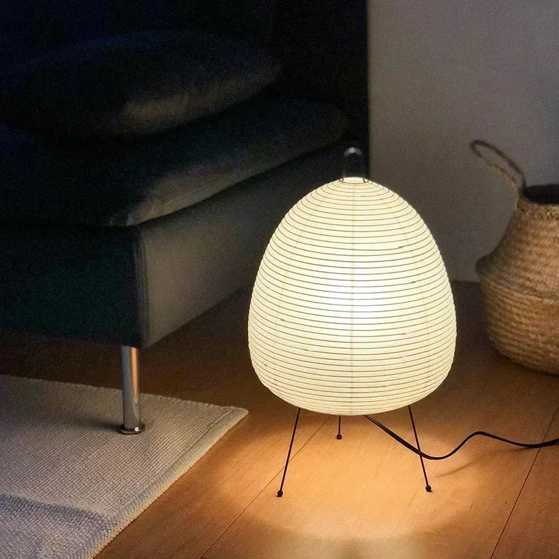 Japanse Rijstpapieren Vloerlamp Zen Stijl Warm Groot