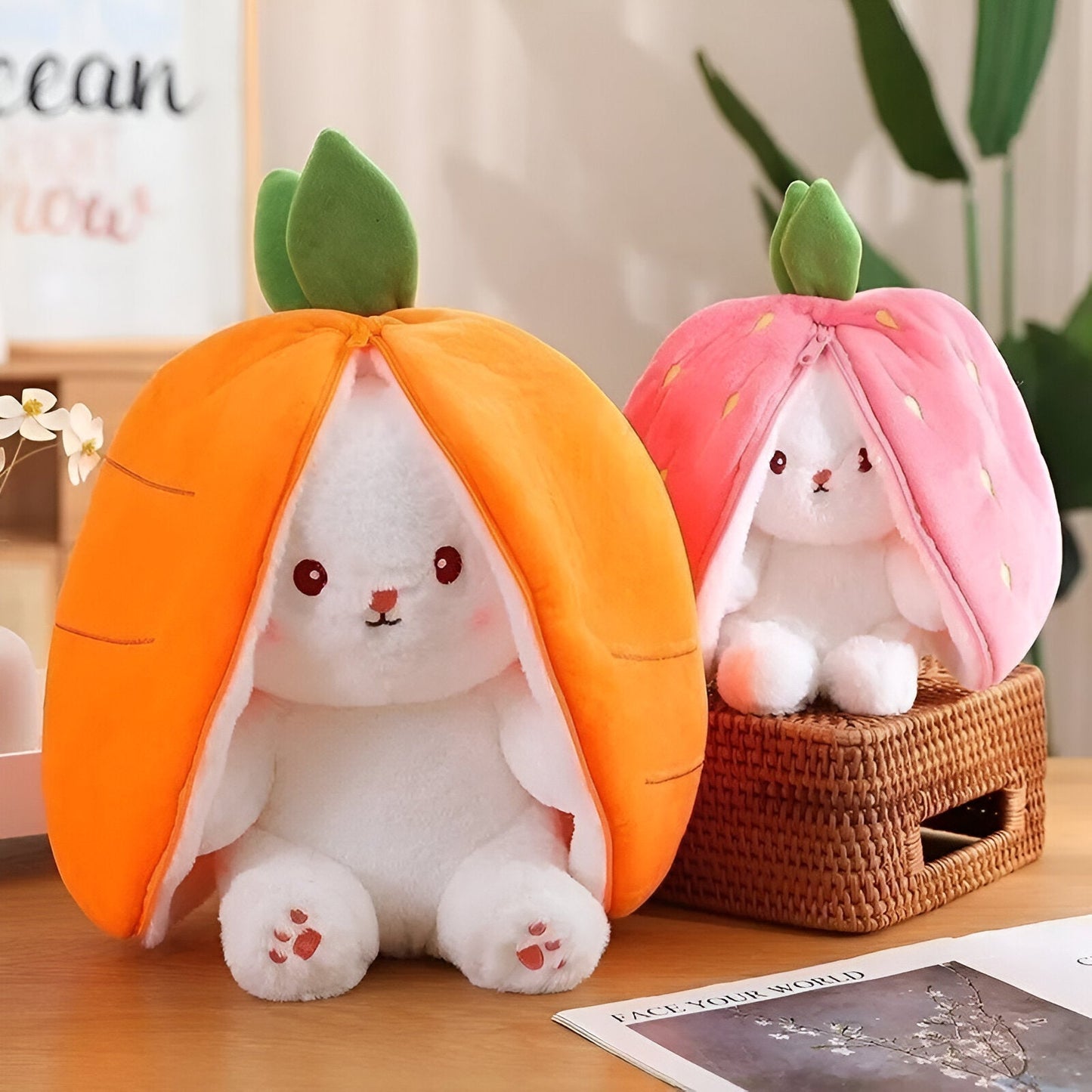Pluche Konijn Speelgoed Knuffel Soft en Schattig