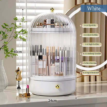 Make-up Organizer 360° Draaibaar met Ginseng Serum Houders