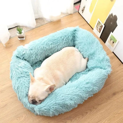 Pluche Hondenbed Luxe Wasbaar voor Honden en Katten