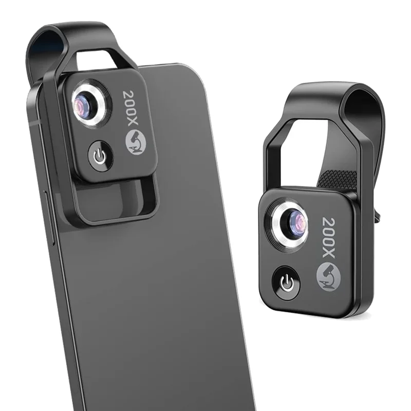 Microscoop voor Telefoon Met Verlichting en Vergroting