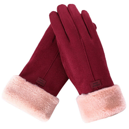 Warme Furry Handschoenen voor Vrouwen en Mannen