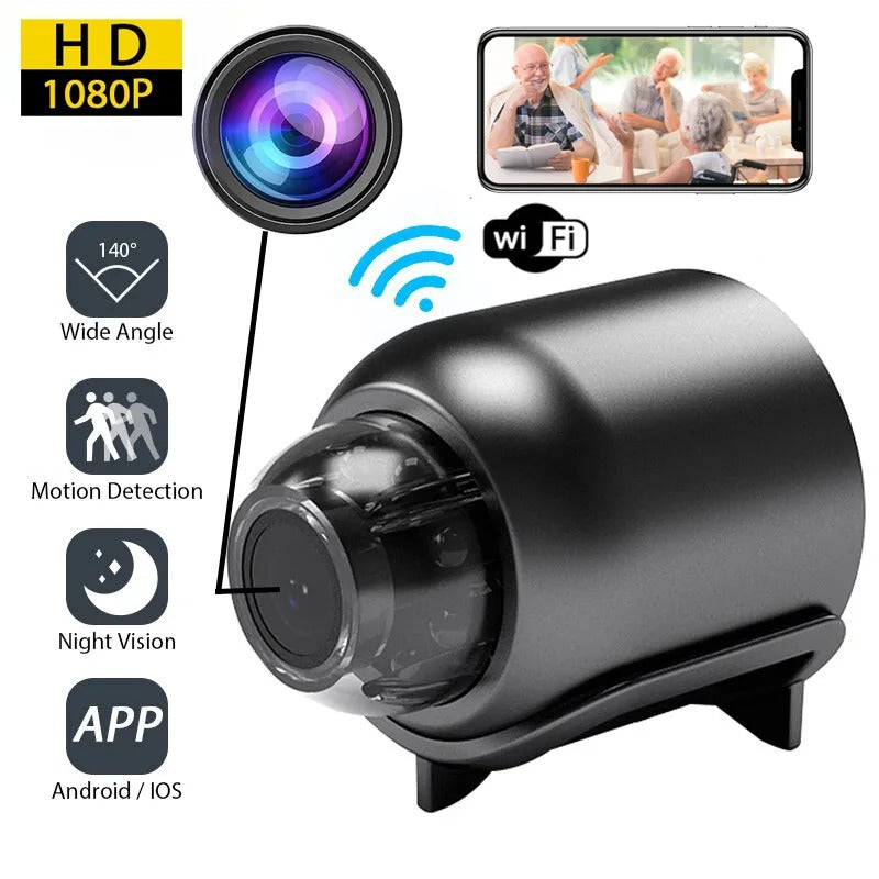 Mini Spionagecamera Draagbaar Discreet voor Bewaking - Velinix