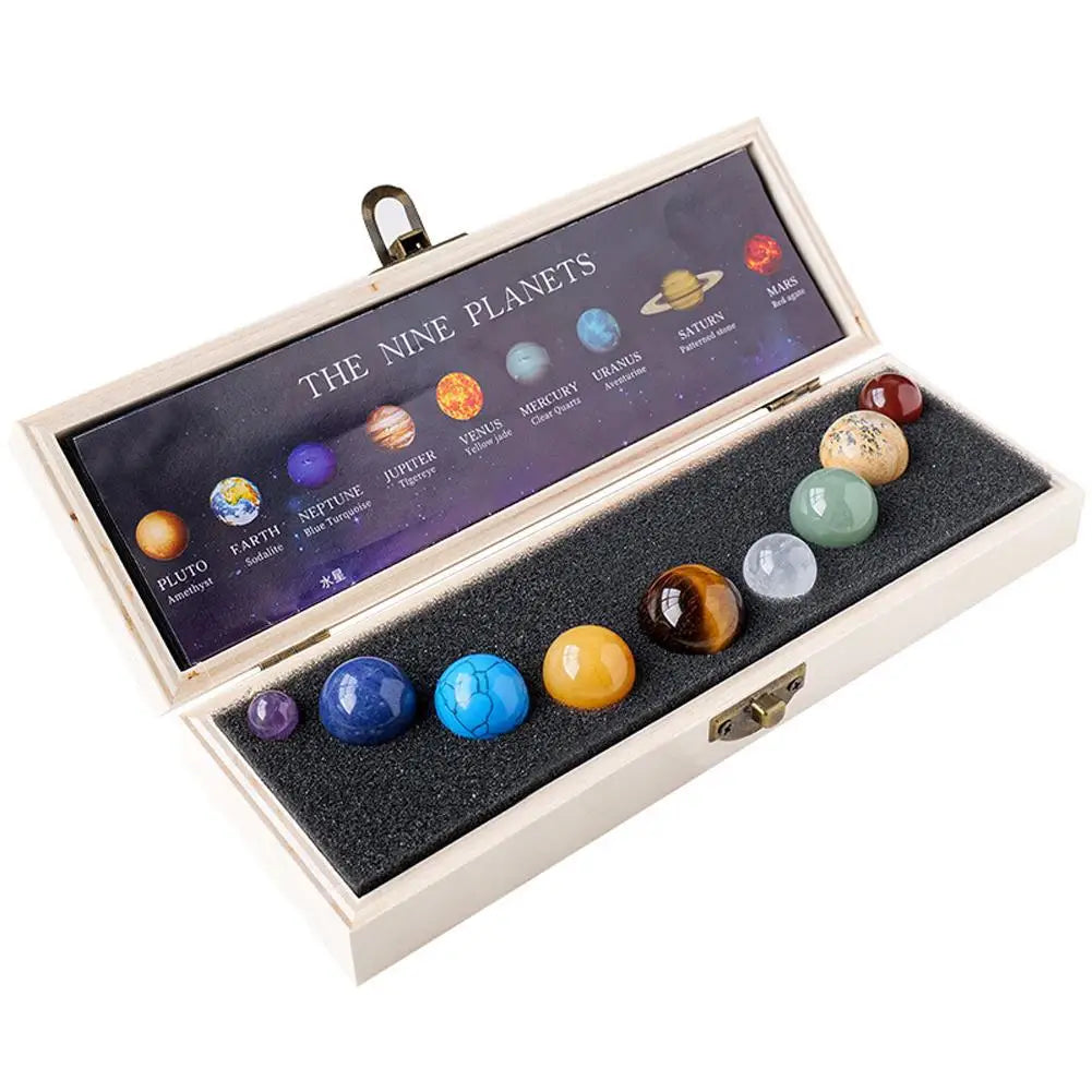 Decoratief Zonnestelsel met Edelsteen Bolletjes