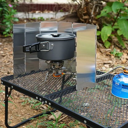 Campingbrander Windscherm Efficiënt Koken Windbestendig