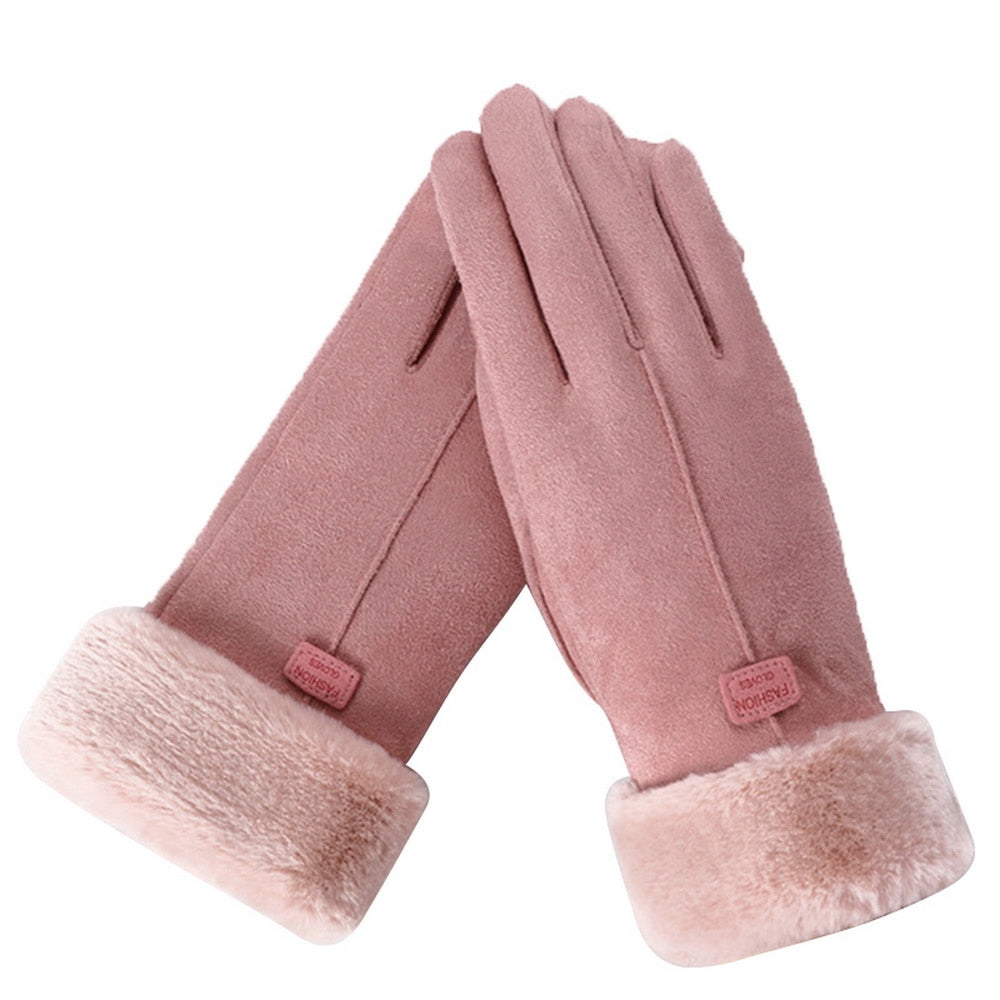 Warme Furry Handschoenen voor Vrouwen en Mannen