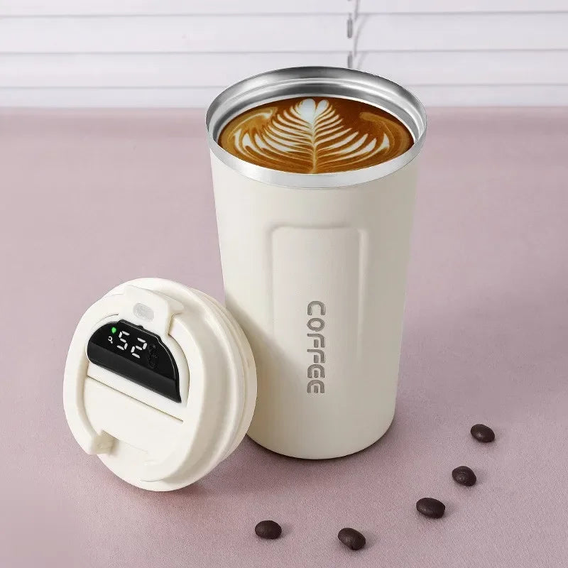 Thermosbeker RVS met Temperatuurweergave en Smart Functie