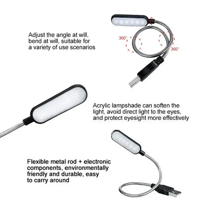 USB LED Leeslamp Noodlicht Compact en Draagbaar