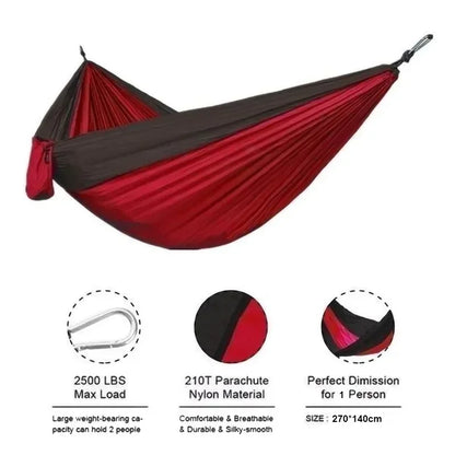 Nylon Hangmat Draagbaar Licht en Comfortabel voor Outdoor