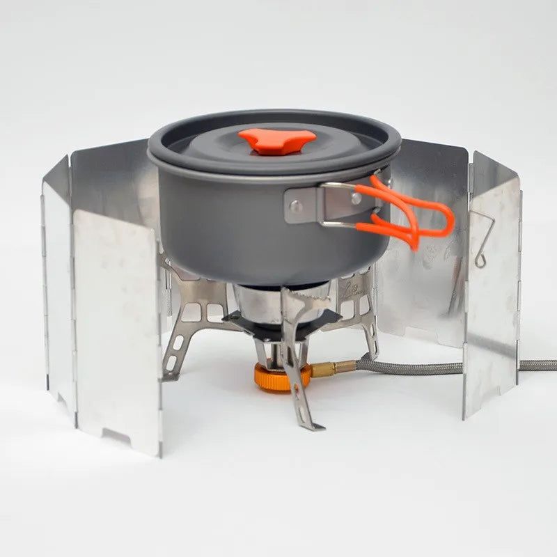 Campingbrander Windscherm Efficiënt Koken Windbestendig