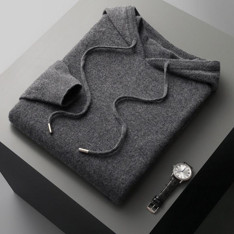 Merino Wol Hoodie Warm en Waterafstotend