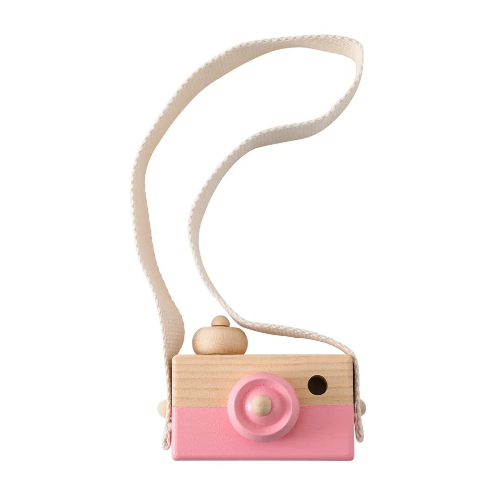 Houten Camera Speelgoed voor Kinderen met Puzzel Functie