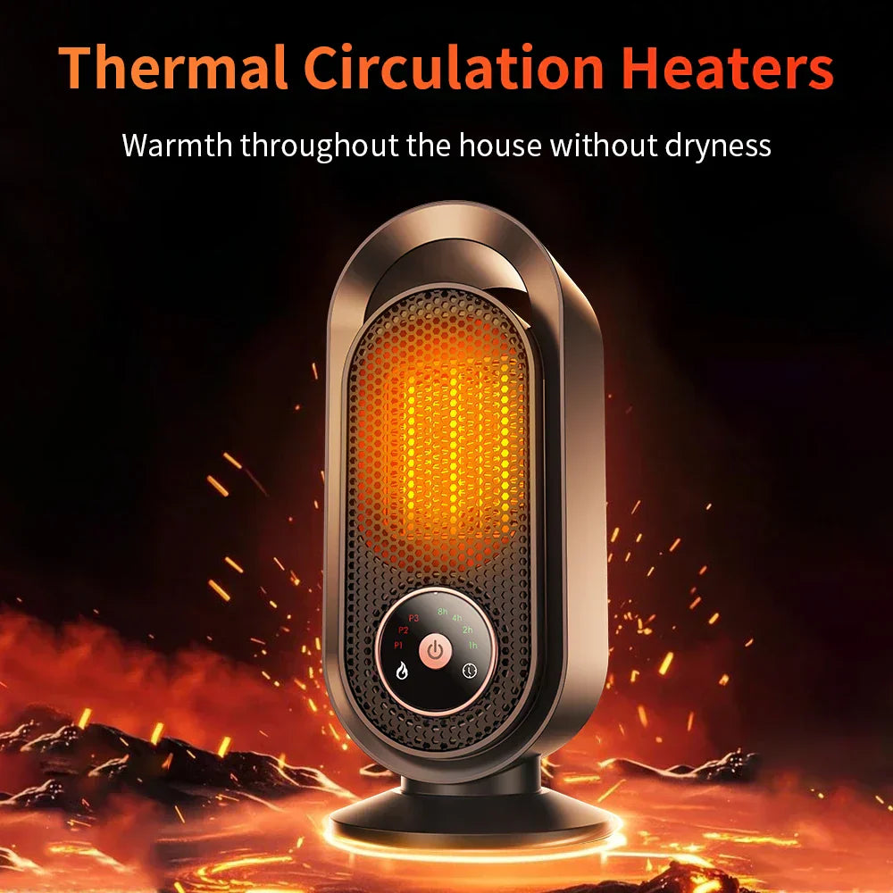 Draagbare Kachel 1000W Mini Verwarmer voor Thuis en Kantoor