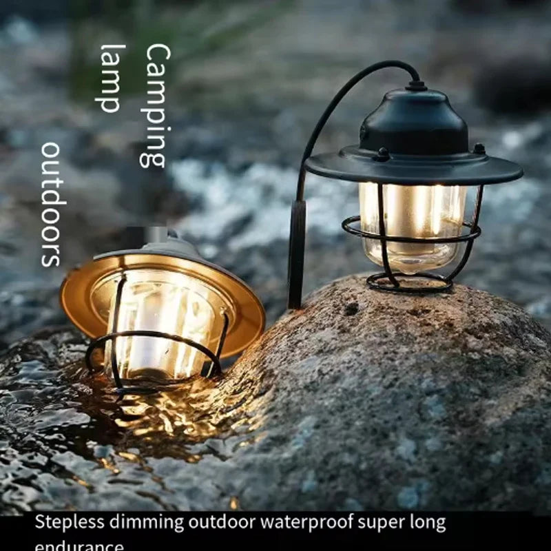 Campinglamp Retro Stijl voor Binnen en Buiten