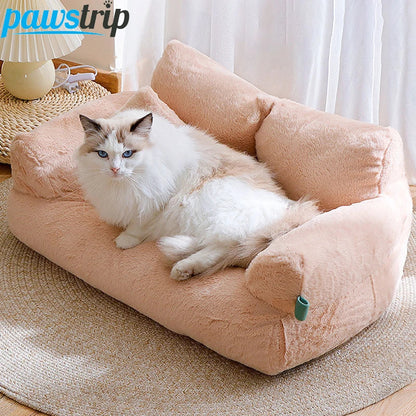 Zachte Pluche Kattenbed Warm voor Katten en Honden