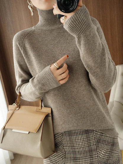 Merinowollen Sweater Warm voor Herfst en Winter