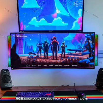 RGB Sfeerlamp voor Gaming met Stemgestuurde Verlichting